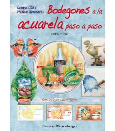 DVD Y LIBRO BODEGONES A LA ACUARELA PASO A PASO