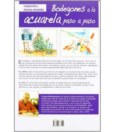 DVD Y LIBRO BODEGONES A LA ACUARELA PASO A PASO