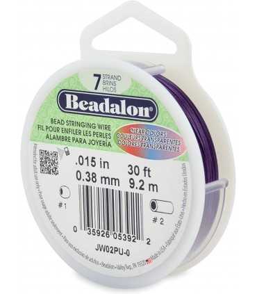 ACERO RECUBIERTO 0,38 MM BEADALON 9 M COLORES