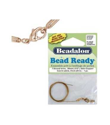 BEAD READY BEADALON 7 HEBRAS 0,38 MM 51 CM 1 UD