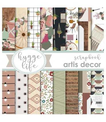 PAPEL SCRAP ARTIS HYGGE LIFE 16 HOJAS
