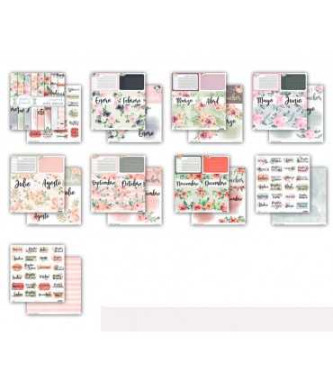 PAPEL SCRAP ARTIS GARDEN JOURNAL 16 HOJAS