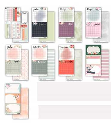 PAPEL SCRAP ARTIS GARDEN JOURNAL 16 HOJAS