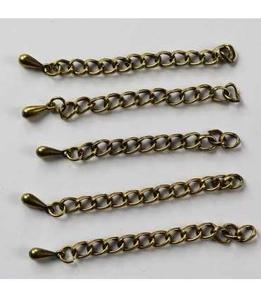CADENA DE EXTENSIÓN 6,5 CM  5 UD BAÑOS COMO ZAMAK