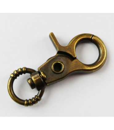 MOSQUETÓN LLAVERO METAL 28x53 MM 1 UNIDAD