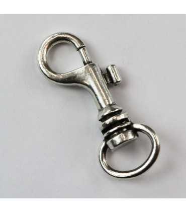 MOSQUETÓN LLAVERO METAL 18x43 MM 1 UNIDAD
