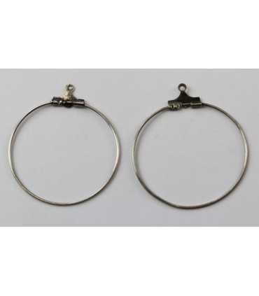 PENDIENTES ARO FINO 30 MM 2 UNIDADES