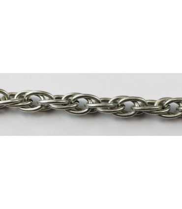 CADENA ESLABONES ACERO 10x14x2 MM UN METRO