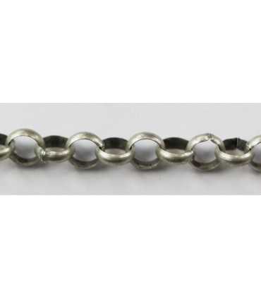 CADENA LATÓN BAÑADO 8x2,5 MM 25 CENTÍMETROS