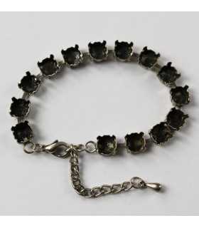 PULSERA 17-24 CM 14 GARRAS REDONDAS SS39 8 MM