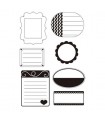 SELLOS SILICONA ARTIS DECOR ETIQUETAS JOURNALING
