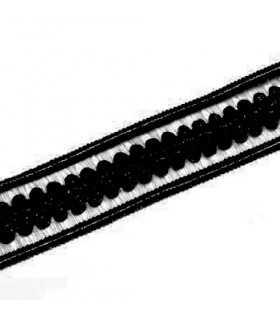 SATÉN ENCAJE  ELÁSTICO COLORES 13 MM 2 METROS