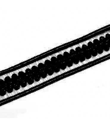 SATÉN ENCAJE  ELÁSTICO COLORES 13 MM 2 METROS