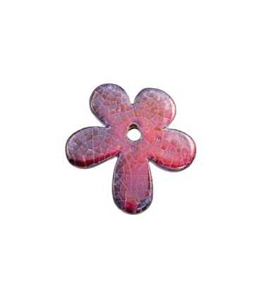 FLOR CERÁMICA 50 mm PÚRPURA MOSAICO 1 UD