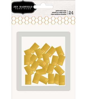PINZAS O CLIPS METAL DORADO JEN HADFIELD 24 UD