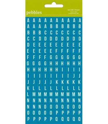 ALFABETO PEBBLES CUADROS 10 MM AZUL FAMILY TIES