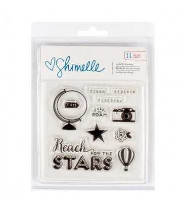 SELLOS ACRÍLICOS SHIMELLE SUTIDOS 11 UD