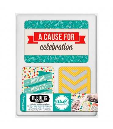 SET JOURNALING CARDS HIP HIP HURRA  100 UNIDADES