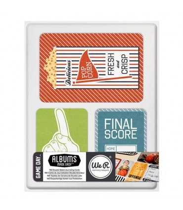 SET JOURNALING CARDS GAME DAY  100 UNIDADES