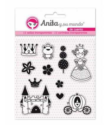 Sellos transparentes De cuento Anita 11 unidades
