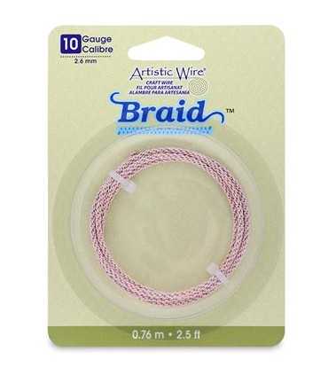 ARTISTIC WIRE BRAID 2,6 MM 0,76 M ORO ROSA