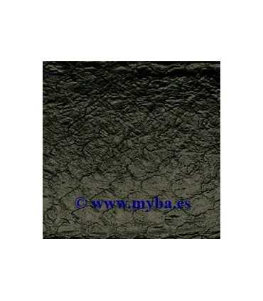 CUERO PIEL PEZ TILAPIA 22x6,3 CM APR NEGRO BRILLO