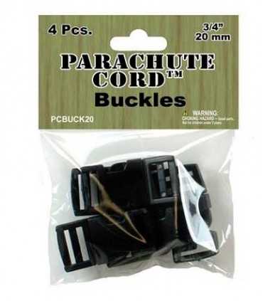 CIERRE DE 20 MM ESPECIAL PARACORD 4 UNIDADES