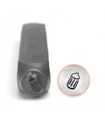 SELLO DE GRABADO METAL IMPRESS ART BIBERÓN 6 MM