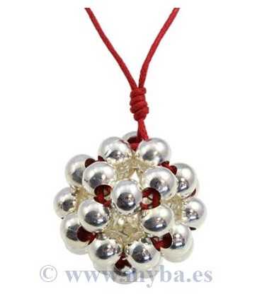 CASCABELES 8 MM COLOR PLATINO 25 UNIDADES