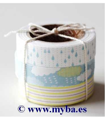 SET FABRIC TAPE DAILYLIKE 20 CLOUD 15 MMx3 Mx3 UD