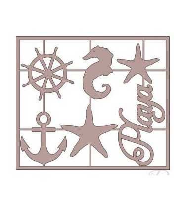 SILUETA CARTÓN DAYKA COMPLEMENTOS MAR