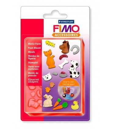 MOLDE FLEXIBLE 9x12 CM FIMO MASCOTAS