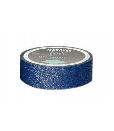 MARQUEE TAPE 2,2 cm x 2,74 M NAVY GLITTER