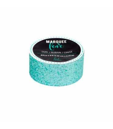 MARQUEE TAPE 2,2 cm x 2,74 M MINT GLITTER