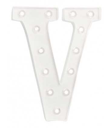 MARQUEE LOVE 10 PULGADAS, 25,4x5 CM LETRA V