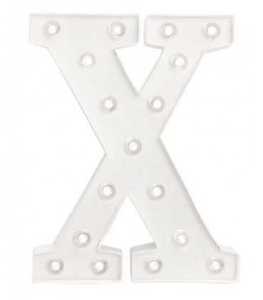 MARQUEE LOVE 10 PULGADAS, 25,4x5 CM LETRA X