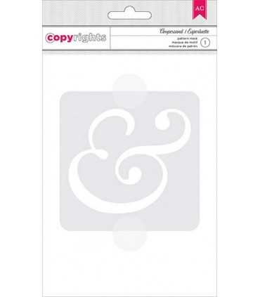 PLANTILLA AMERICAN CRAFTS AMPERSAND 10x10 CM