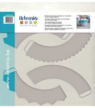 PLANTILLA SE TRAZADO CUPCAKE 31,5x31,5 CM