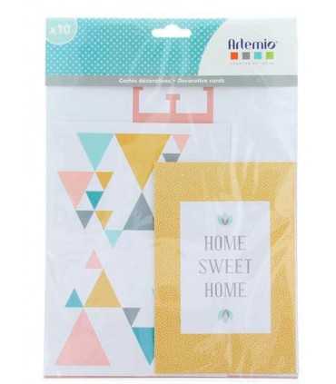 TARJETAS DECORATIVAS SCANDISWEET SURTIDAS 10 UD
