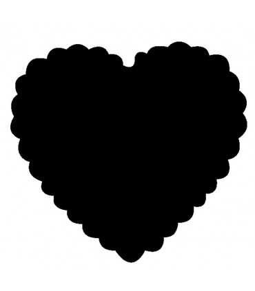 TROQUELADORA PAPEL CORAZÓN FESTONEADO 5,08 CM APR