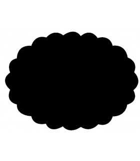 TROQUELADORA PAPEL ELIPSE FESTONEADA 7,62 CM