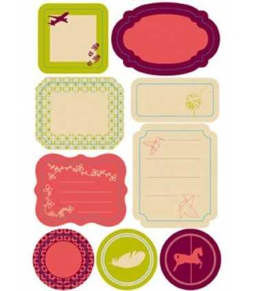 PEGATINAS ETIQUETAS MASKING TAPE OLDIES 9 UNIDADES