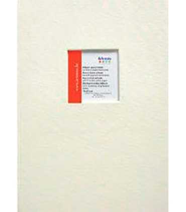 ÁLBUM FORRADO TELA CRUDO ACORDEÓN 6 PAG.  15x21 CM