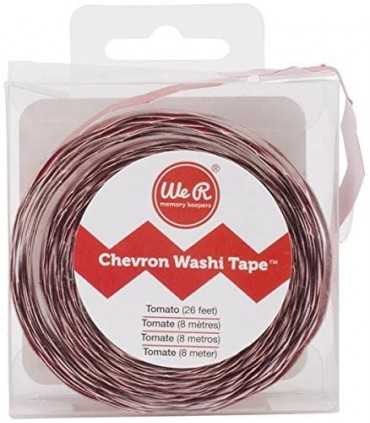WASHI TAPE CHEVRON WE R MEMORY KEEPERS TOMATE