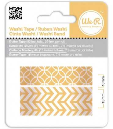 WASHI TAPE WE R MEMORY KEEPERS SET MANTEQUILLA