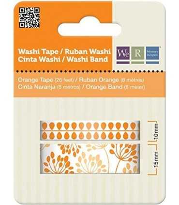 WASHI TAPE WE R MEMORY KEEPERS SET NARANJA