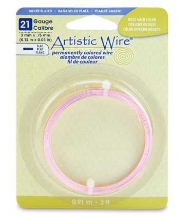 CINTA DE COBRE PLANA ARTISTIC WIRE 5 MM x 91 CM
