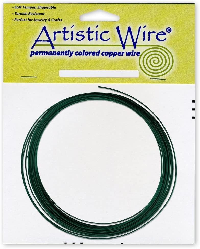 HILO COBRE ARTISTIC WIRE 1,63 MM 3,05 METROS : color:Verde