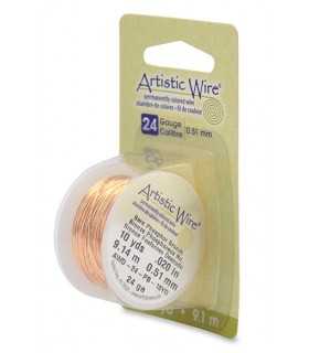 HILO COBRE ARTISTIC WIRE 0,51 MM 9,1 METROS