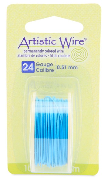 HILO COBRE ARTISTIC WIRE 0,51 MM 9,1 METROS : color:Powder Blue